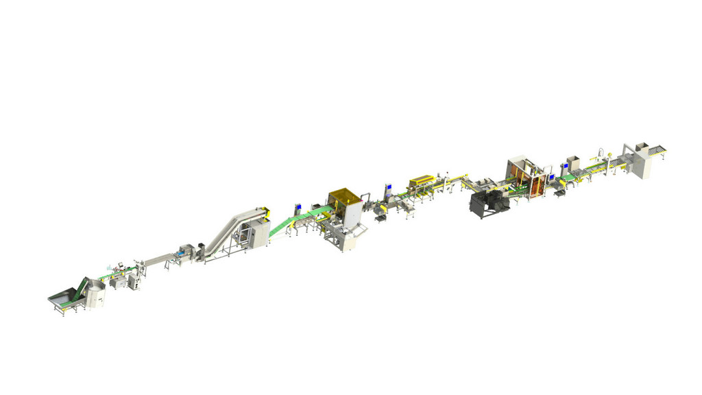 管件防伪防串全自动包装线