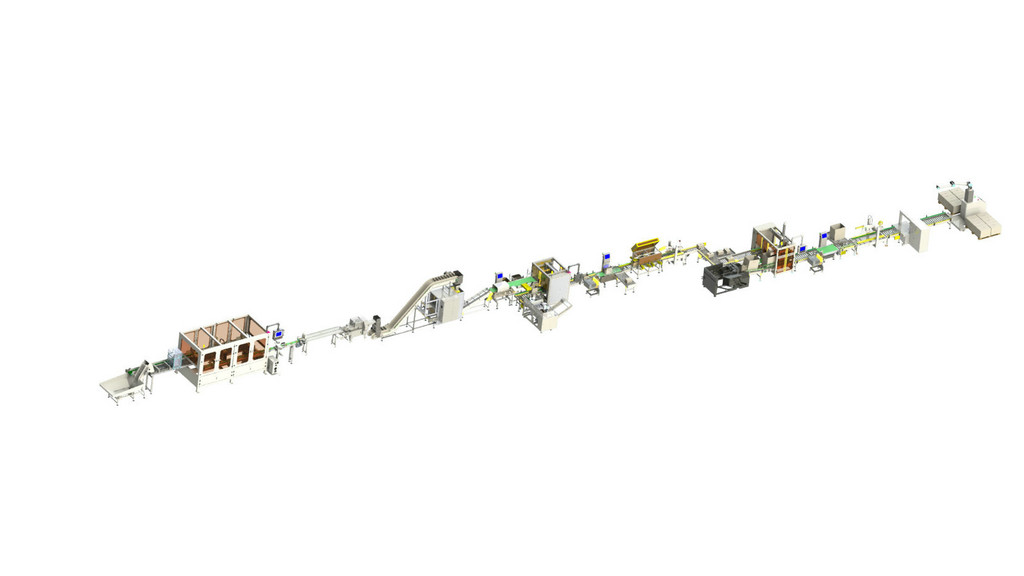 管件防伪防串全自动包装线